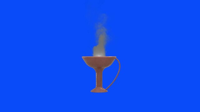 Dhuna Dani, Tar Burner Animation , ধুনা
