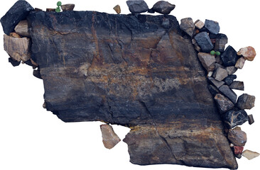 natural layered rock texture mineral surface © Ammak