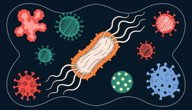 bacteria and viruses in the human body