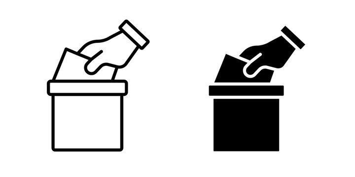 voting ballot icon kit for UI