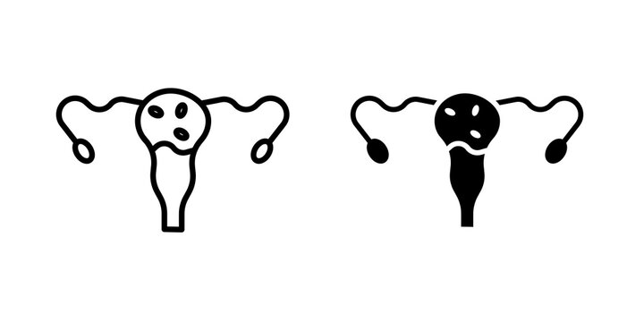 Pelvic inflammatory disease icon kit for UI