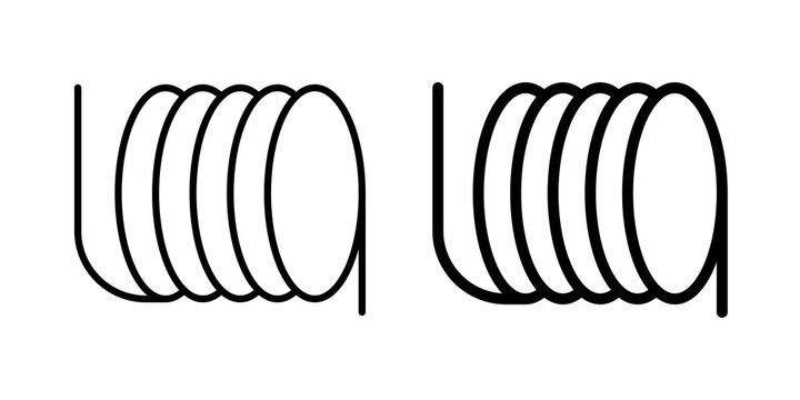 Wire coil icon kit for UI