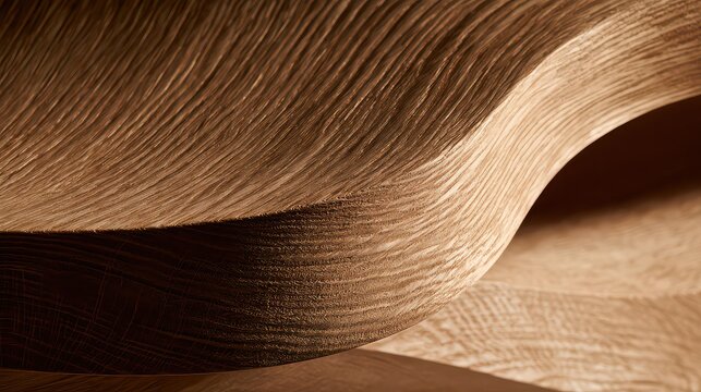 Close-up of natural wood grain texture on handcrafted furniture surface.