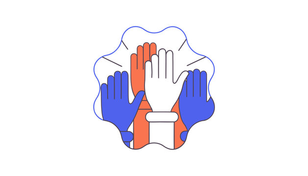 teamwork partnership unity concept