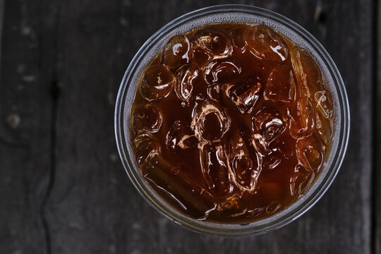 Coffee orange cocktail bar dark juice recipe autumn beverage breakfast.