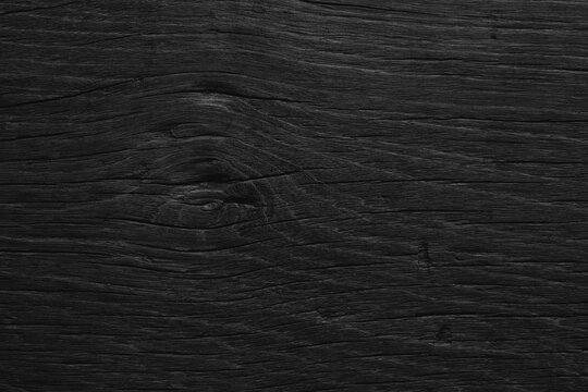 Wood black background. Dark texture wooden blank for design.