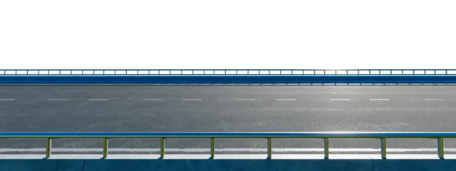 3d rendering empty asphalt road with transparent background © jamesteoh.art