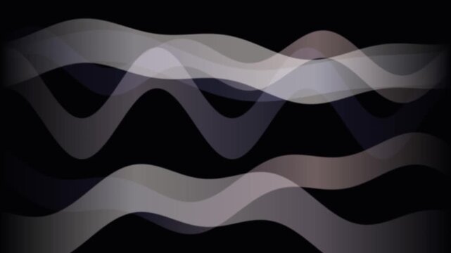 Abstract glowing particles flow in a continuous seamless loop animation.