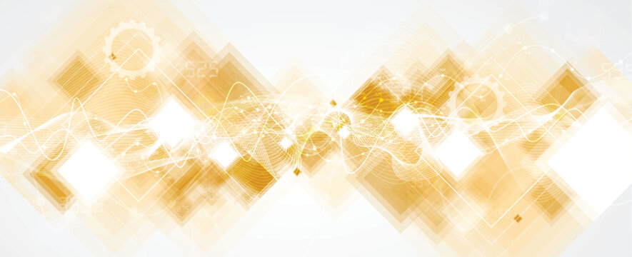 Abstract technology backdrop for business presentations and scientific research