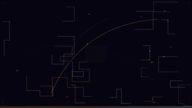 Abstract motion blur creates a seamless looping background for video overlay
