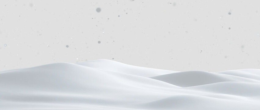 White Snow Ground Overlay PNG