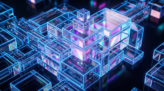 Transcendent Architecture: 3D Engineering Marvel. Generative AI