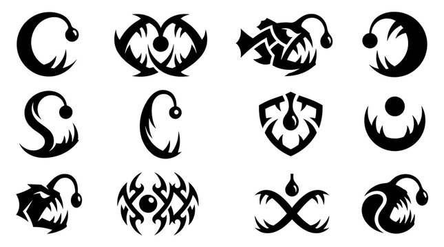 Funny cartoon animal heads collection set vector icons