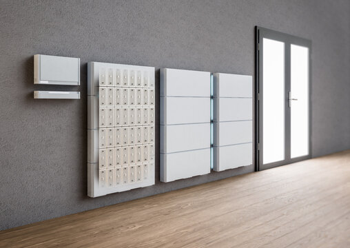 Group of home batteries or energy storage systems for residential used