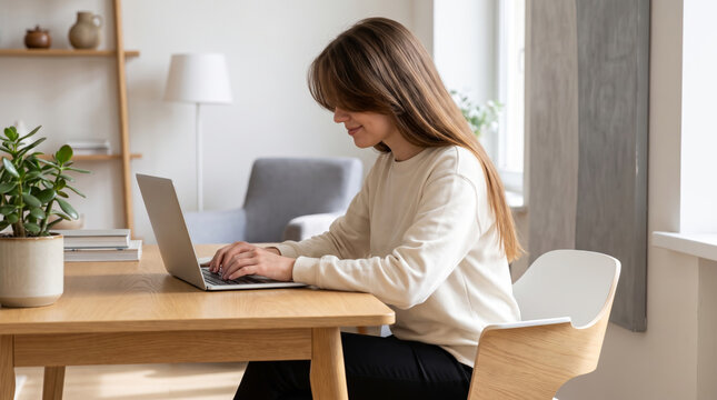 Working hybrid remote work laptop computer working hybrid remote work laptop computer. remote flexible freelance work. online home office workplace, employee job management, communication form
