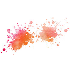 Naklejka premium Decorative Watercolor Splatter