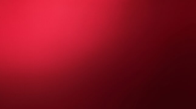 Abstract red gradient background with smooth dark vignette and soft light texture