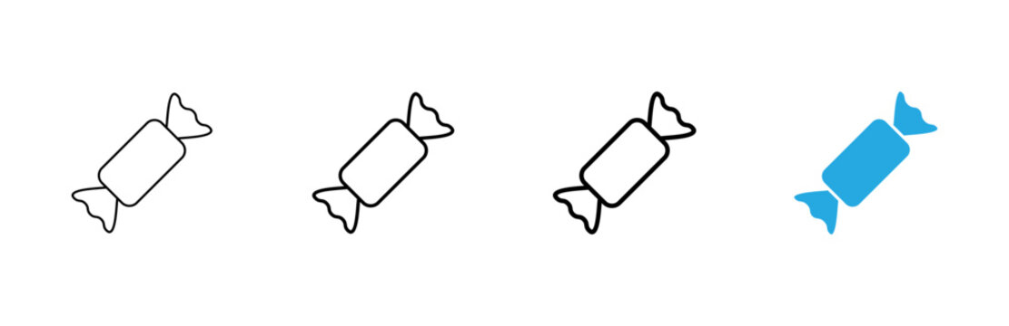 Candy icon vector. candy sign and symbol.