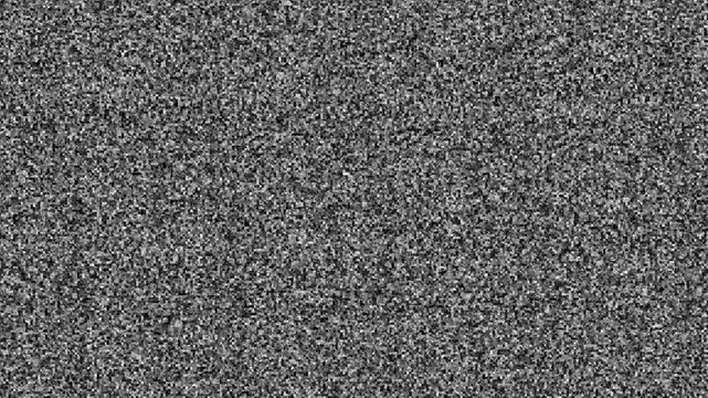 Dynamic analog television static noise screen overlay effect featuring flickering monochrome grainy patterns and retro broadcast interference textures for vintage multimedia projects