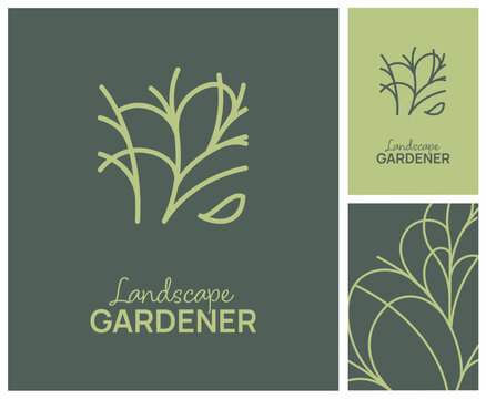logo, image de marque, logotype pour un p&eacute;pini&eacute;riste, paysagiste, jardinier, urbaniste, entretien de jardin