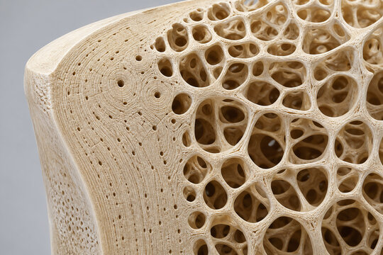 Cortical and Trabecular Bone Microstructure Close Up