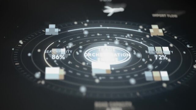 Transport orchestration hub combines sea rail and air capacity