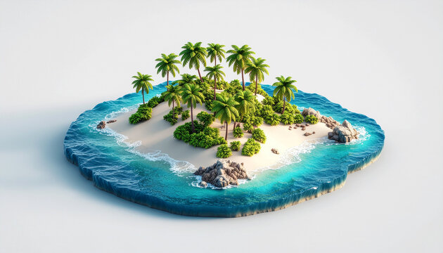Tropical island paradise