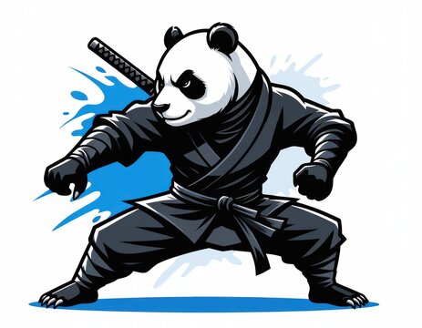 Panda ninja warrior