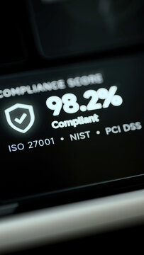 Compliance score with recognized security standards