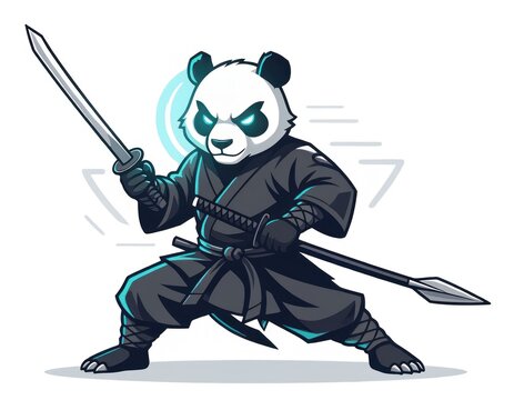 Panda ninja warrior