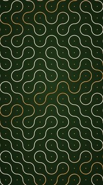 Sikku Kolam Line Pattern with Sweeping Warm Light, Seamless Loop 4K