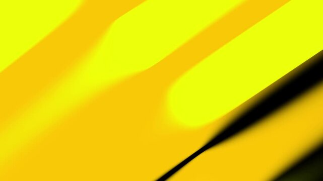 Yellow diagonal motion blur lines on black background