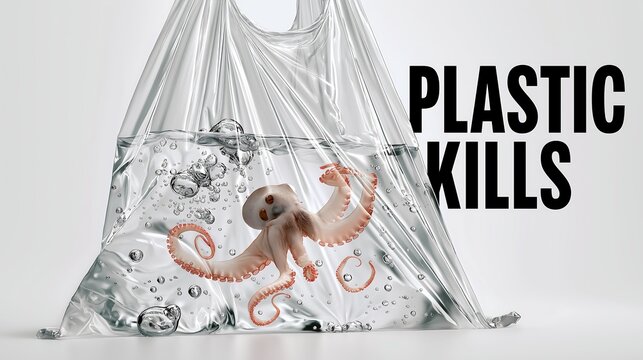 Plastic kills ocean life through pollution