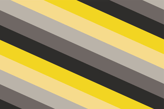 Diagonal stripes in yellow, gray, and black create a modern abstract background