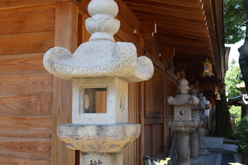 japanese style stone lantern in fukuoka © Jae Yeon KIM
