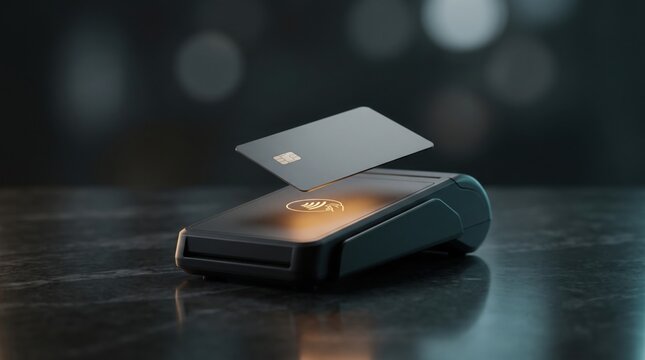 Card payment terminal processing transaction