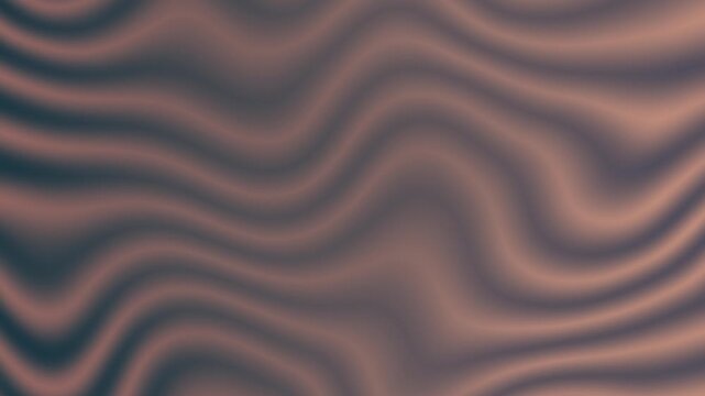 Abstract Liquid Waves Background with Smooth Undulating Motion Blur in Warm Terracotta and Charcoal