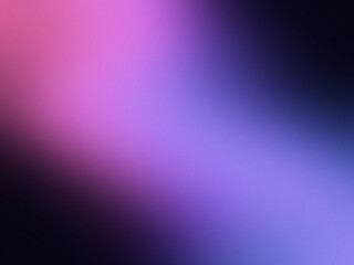 Fototapeta premium Soft gradient of purple and pink light blending with dark background