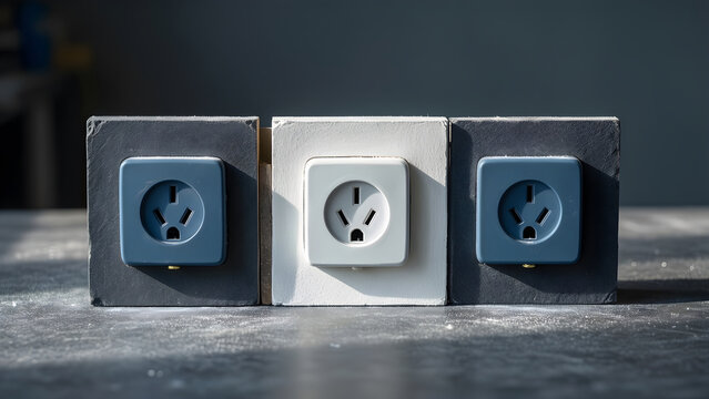 One plumbing wall mockup dividing a single supply path among three