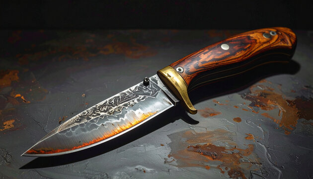 Vintage knife detailed design