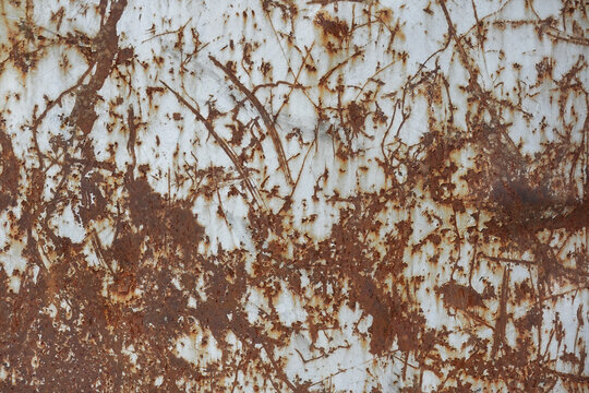old weathered metal surface grunge background with rust and scratch texture