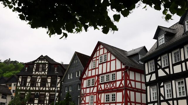 the historic old town of dillenburg germany 4k video
