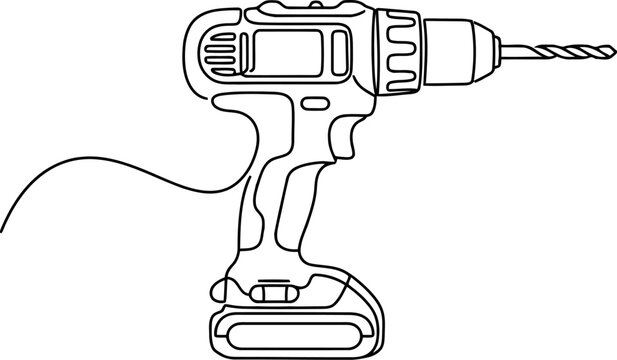 vector illustration of Simple electric drill tool illustration Vector, illustration , Labour Day, Happy Labor Day, Labor Day, Labour day icons set