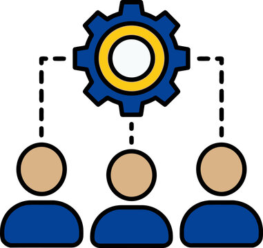 vector illustration of Team collaborating with interconnected gears and people icons Vector, illustration , Labour Day, Happy Labor Day, Labor Day, Labour day icons set