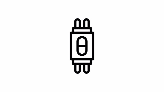 proximity sensor minimalist stroke animation