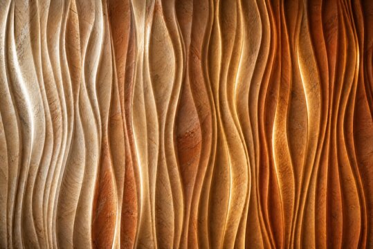 Golden Sandstone Canyon Layered Geological Abstract Texture