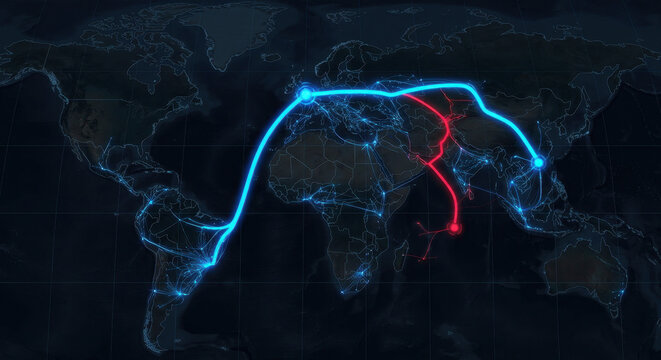 Cross‑region path: correspondent wire checked; travel rule, beneficiary KYC, VASP/crypto touchpoints.