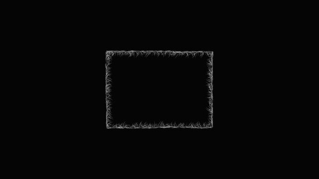 Sketch Emmet outline map animation - smooth progressive reveal