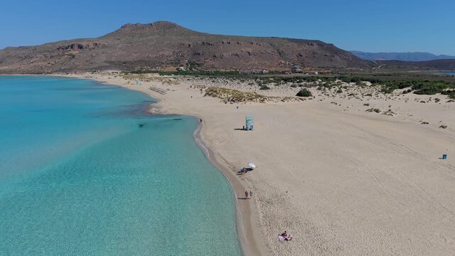 Experience the breathtaking clarity of turquoise waters at Simos Beach, where golden sands meet picturesque landscapes. Perfect for relaxation and adventure in Greeces hidden gem.