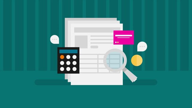 Company uses accounting software to analyze financial audit data, profit and loss statement and balance sheets to generate yearly financial reports,